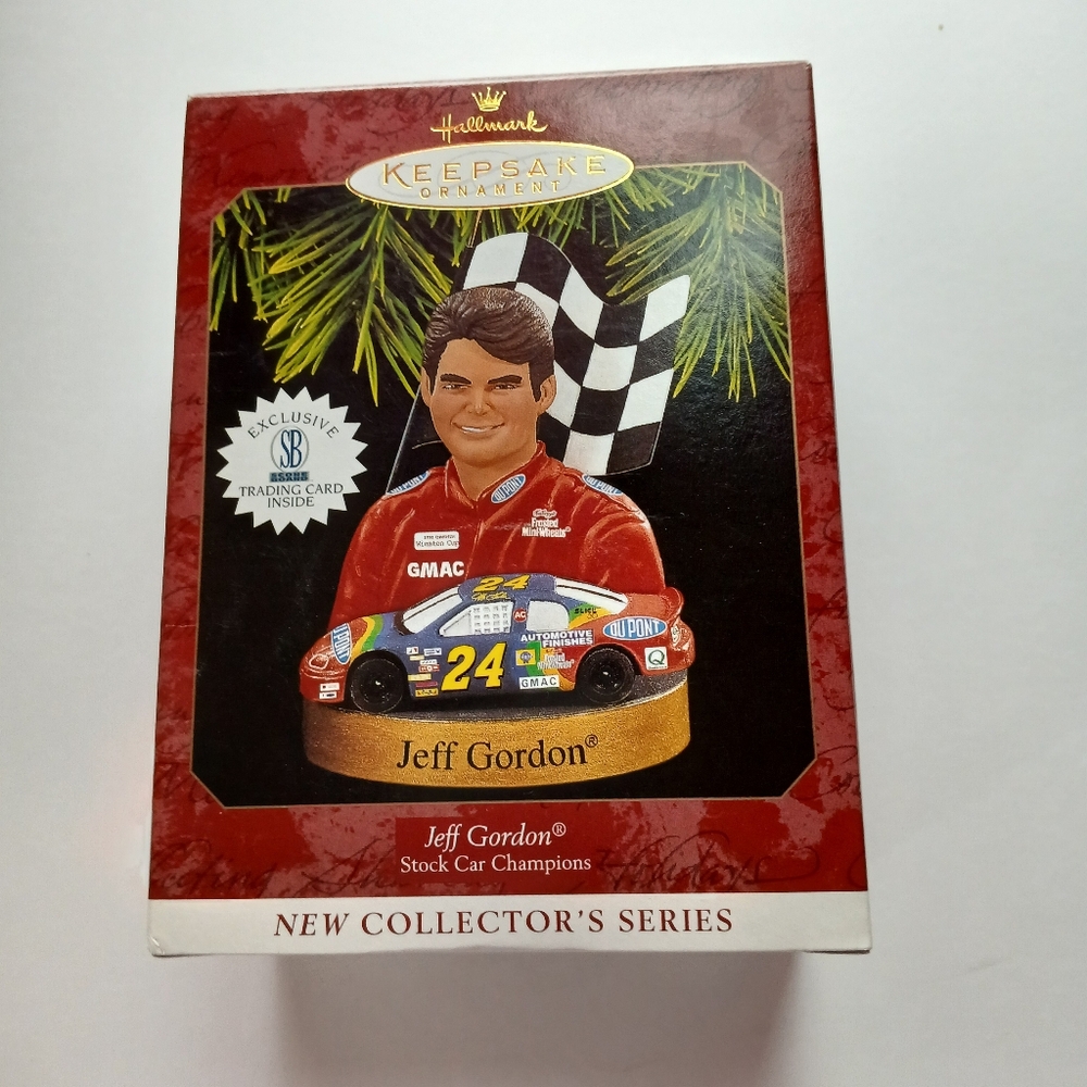 Jeff Gordon #24 NASCAR Hallmark Keepsake Collectors Christmas Tree Ornam…